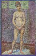 Georges Seurat Model,Front View (mk09) oil on canvas